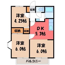 ハイツベルクの物件間取画像